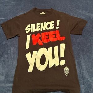 The Jeff Dunham show silence I keel you mens short sleeve graphic tee black - S